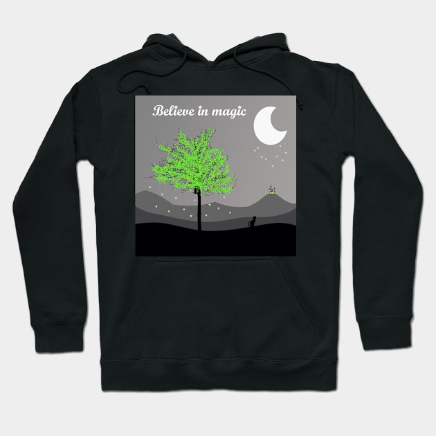 Believe in magic Hoodie by redumbrellashop